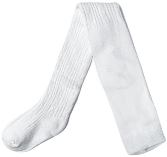 Colanți pentru copii 5.10.15 3V4218 White 110-116cm