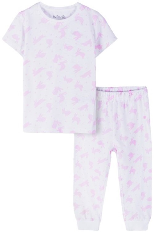 Pijama pentru copii 5.10.15 3W4202 White/Pink 98-104cm