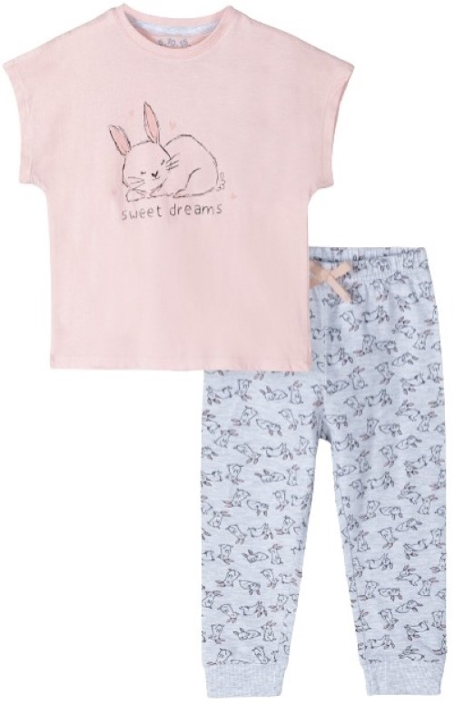 Детская пижама 5.10.15 3W4210 Pink/Grey 122-128cm