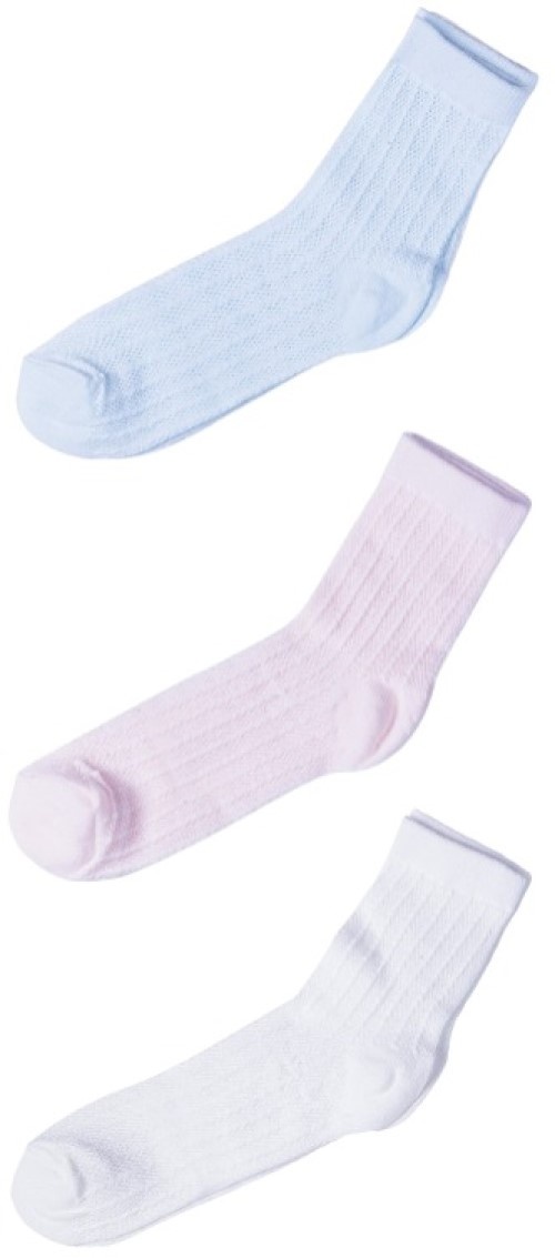 Детские носки 5.10.15 4V4202 Blue/Pink 30-32 3pcs