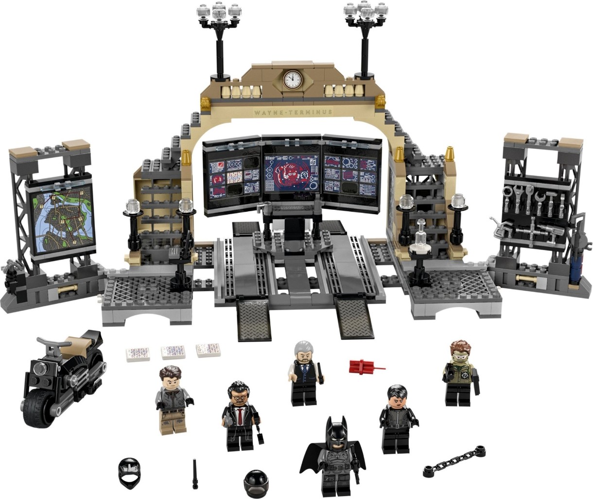 Конструктор Lego DC: Batcave The Riddler Face Off (76183)