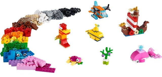 Set de construcție Lego Classic: Creative Ocean Fun (11018)