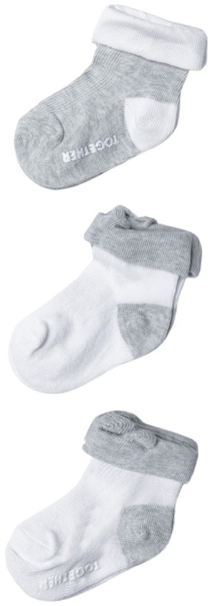 Сiorapi pentru copii 5.10.15 6V4217 Grey/White 15-17 3pcs
