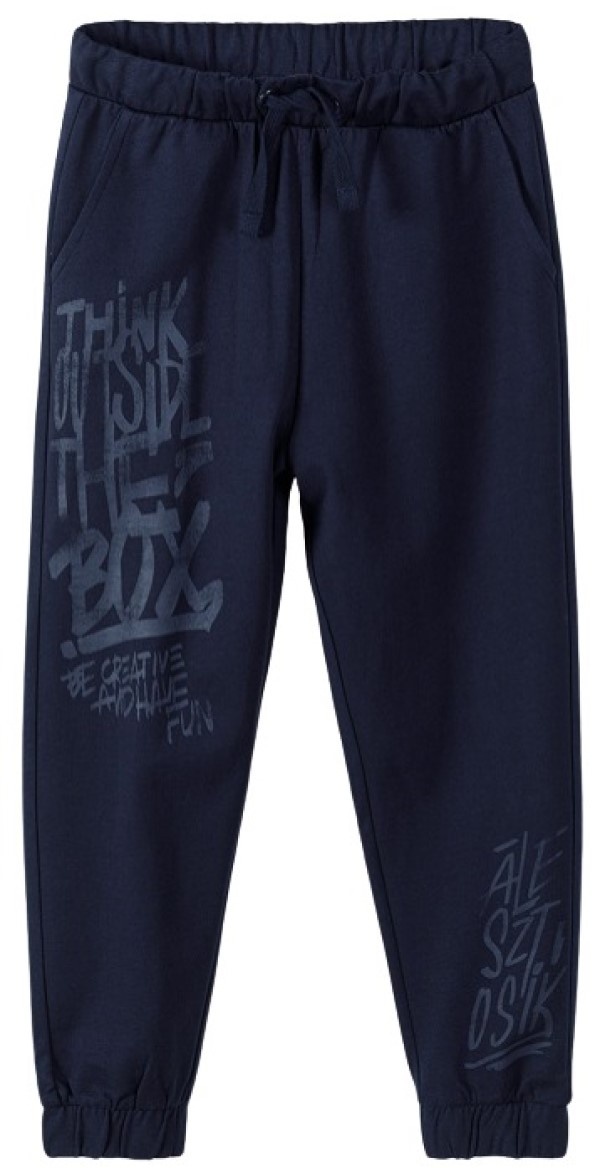Pantaloni spotivi pentru copii Lincoln & Sharks 2M4201 Blue 134cm