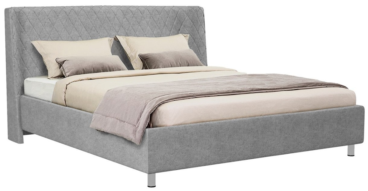 Кровать Askona Emma Casanova Grey 180x00
