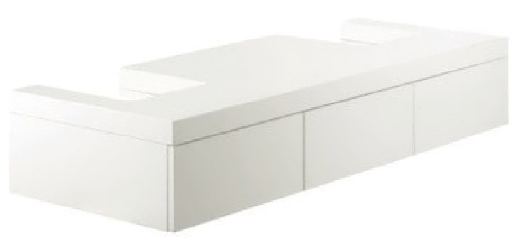 Шкаф под умывальник Kludi Esprit1200mm White (56S1243)