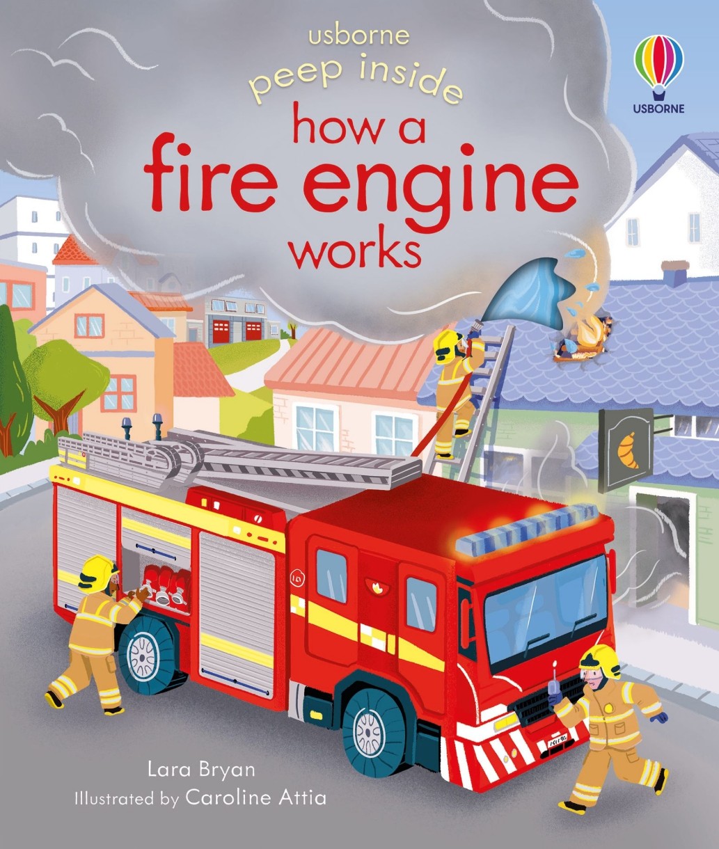 Cartea Peep Inside how a Fire Engine works (9781474968836)