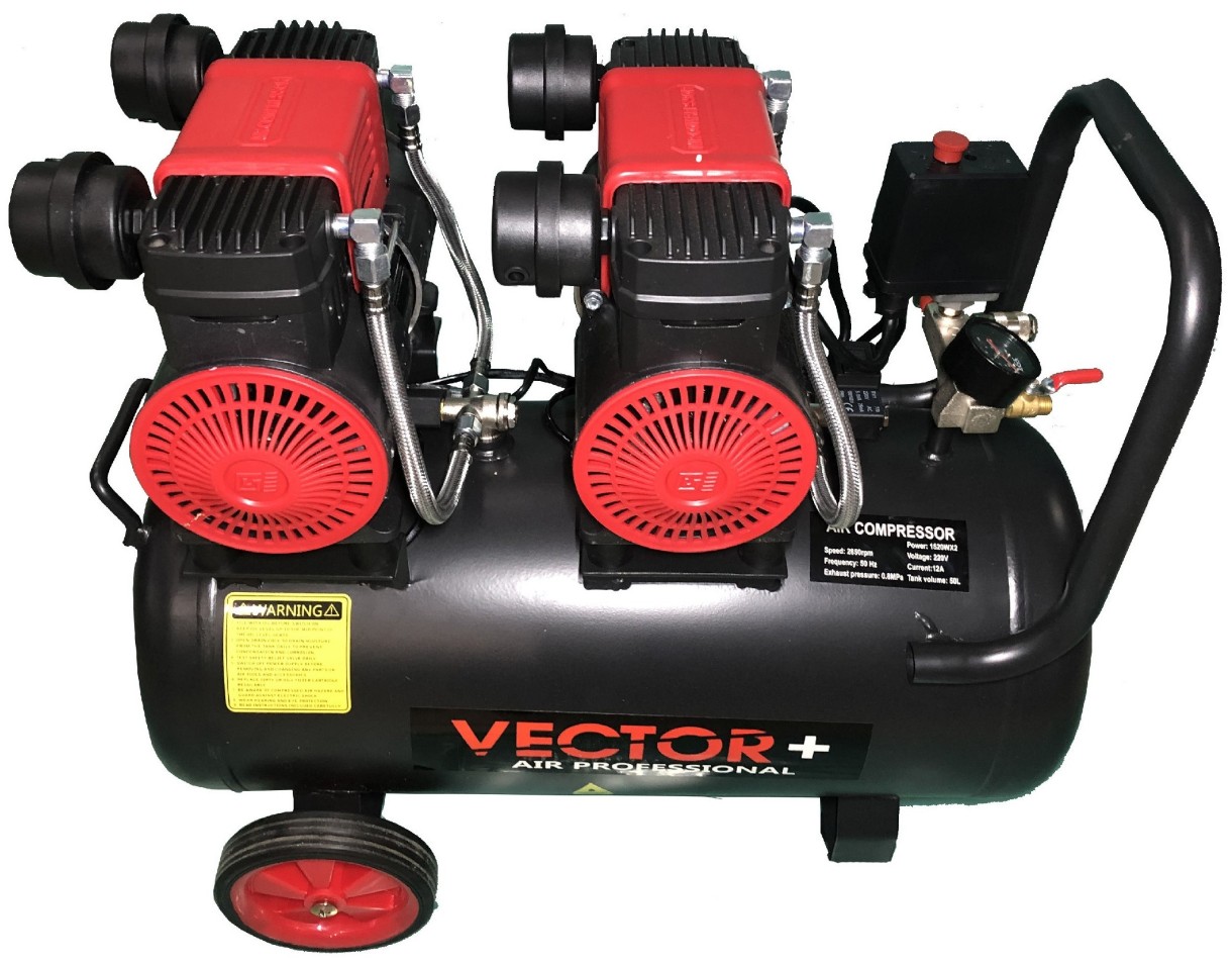 Compresor Vector 1520Wx2 50L