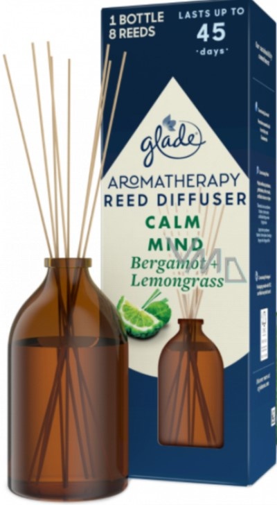Difuzor de aromă Glade Calm Mind Bergamot & Lemongrass 80ml