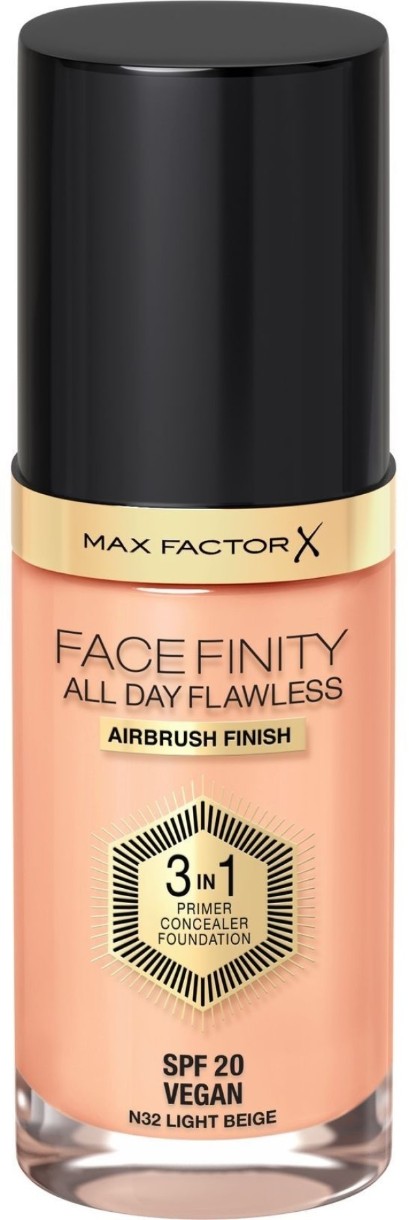Fond de ten pentru față Max Factor Facefinity All Day Flawless 3in1 32 Light Beige