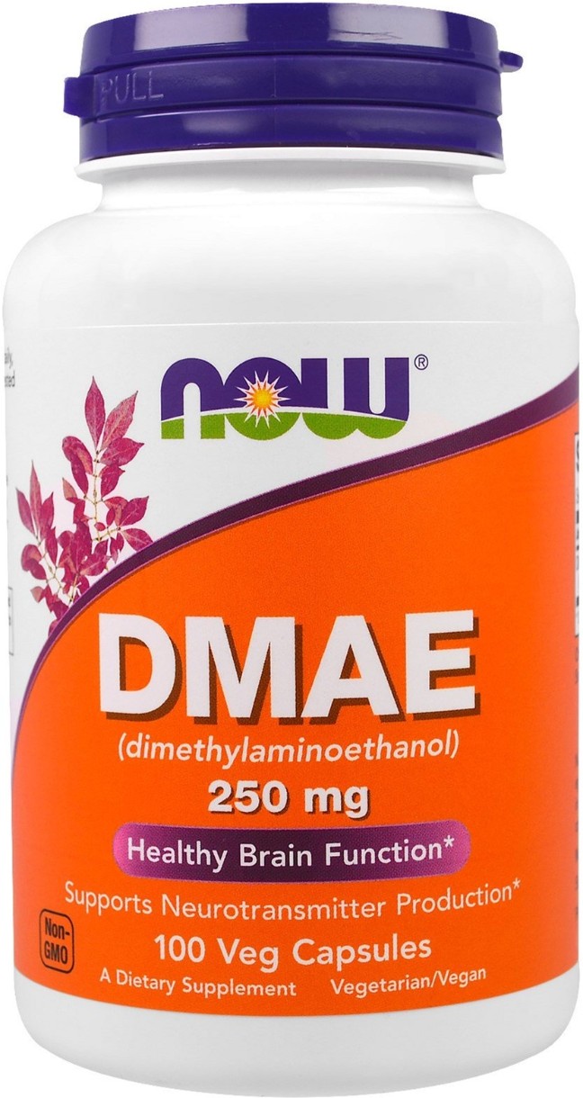 Витамины NOW DMAE 250mg 100cap