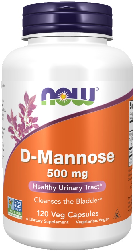 Витамины NOW D-Mannose 500mg 120cap