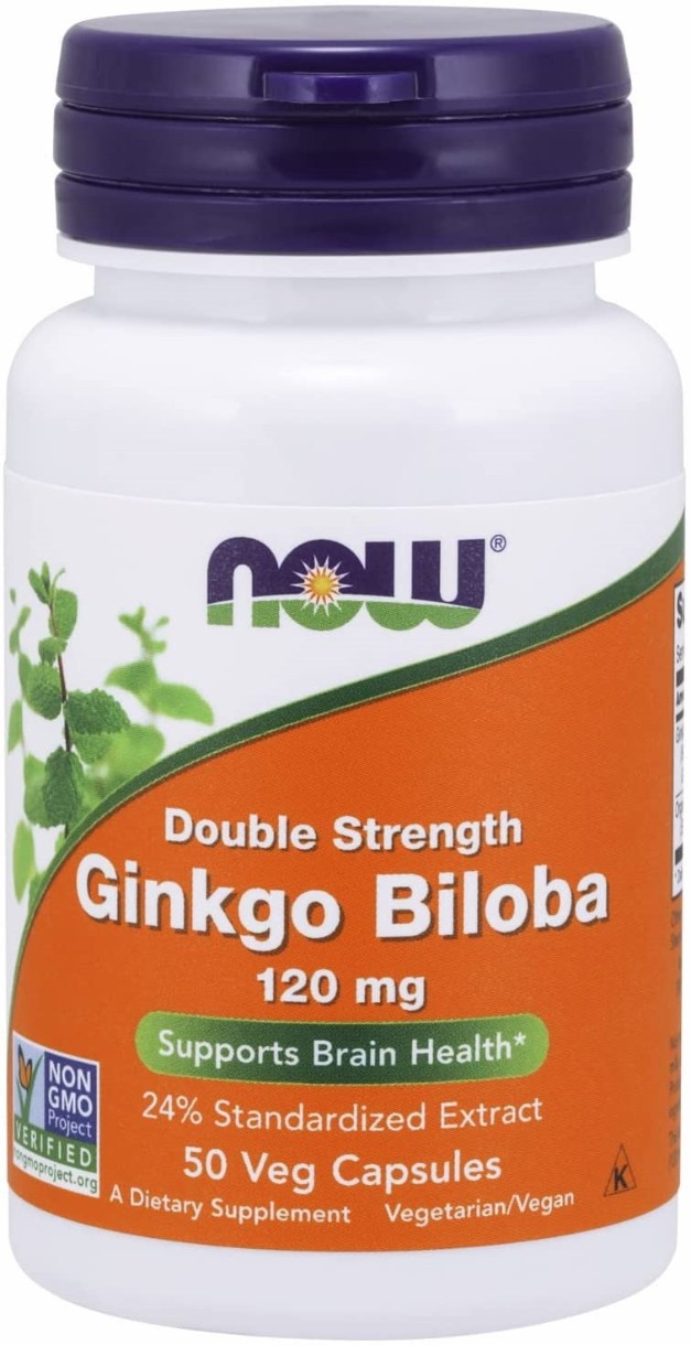 Vitamine NOW Ginkgo Biloba 120mg 50cap