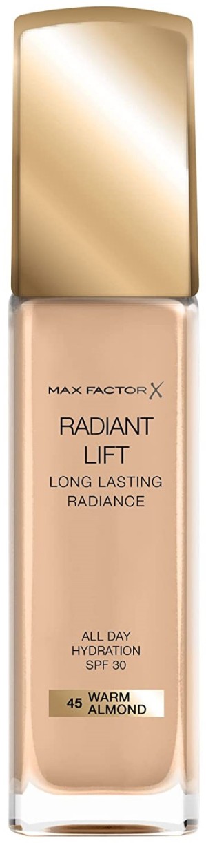 Fond de ten pentru față Max Factor Radiant Lift Foundation 45 Warm Almond