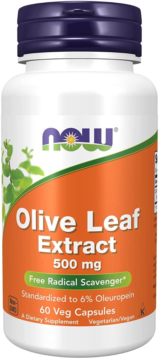 Supliment alimentar NOW Olive Leaf 500mg 60cap