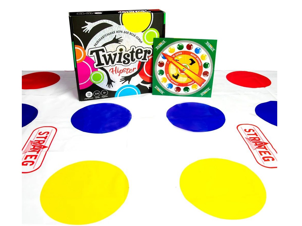 Настольная игра Strateg Twister Hipster (30325)