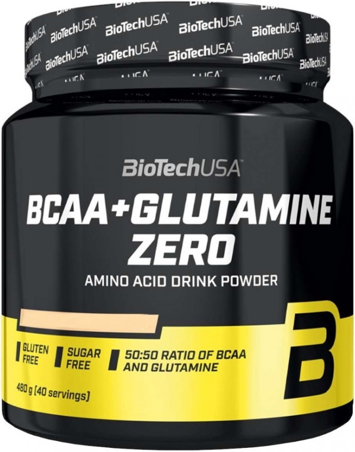 Aminoacizi Biotech BCAA + Glutamin Zero Peach Ice Tea 480g