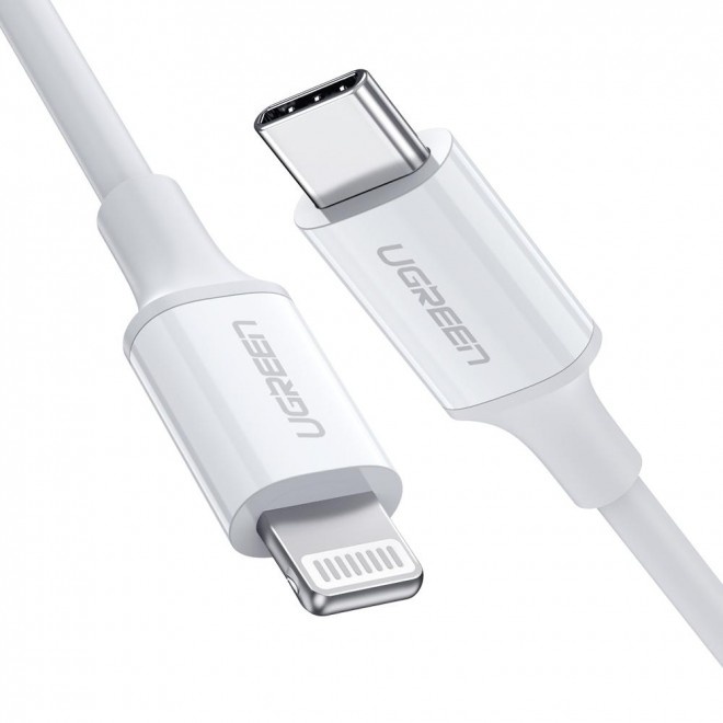 USB Кабель Ugreen USB-C to Lightning 1m White (10493)