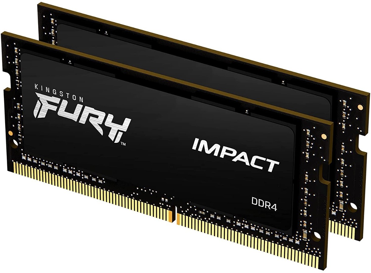 Оперативная память Kingston Fury Impact 16Gb DDR4-2666MHz SODIMM Kit (KF426S15IBK2/16)