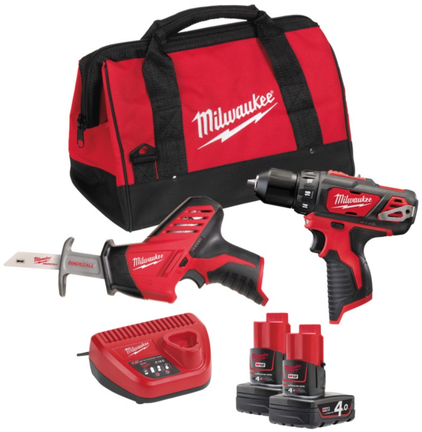 Набор Milwaukee M12BPP2C-402B (4933441230)