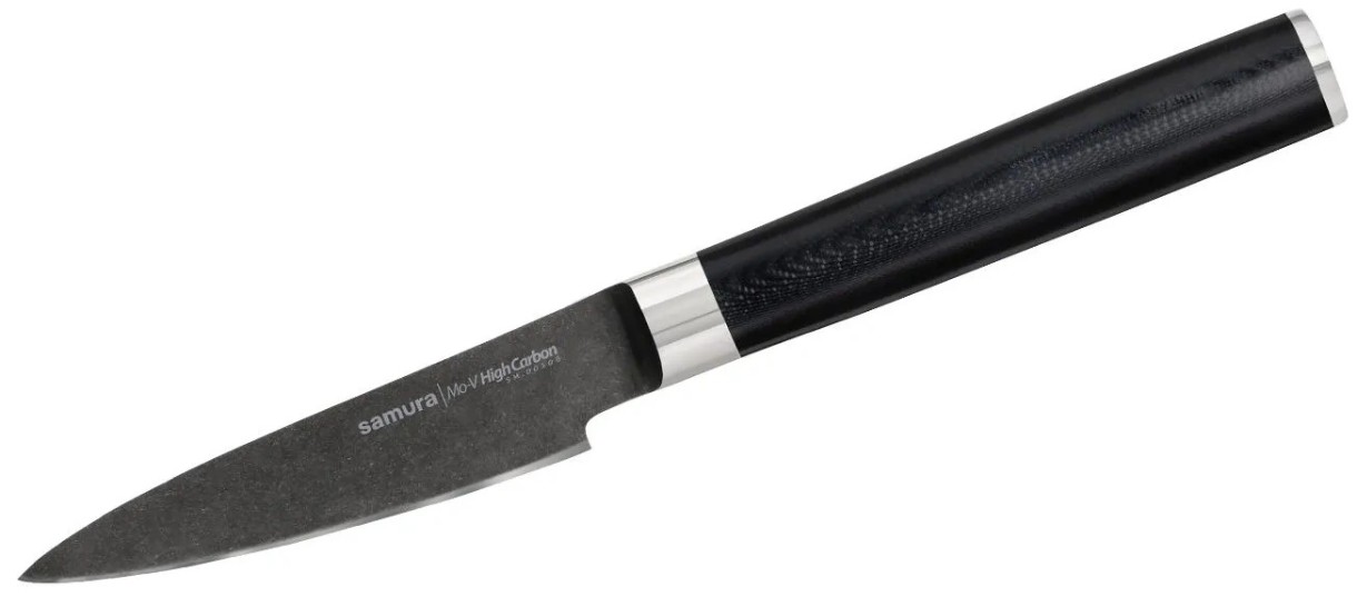 Кухонный нож Samura Mo-V Stonewash 90mm SM-0010B