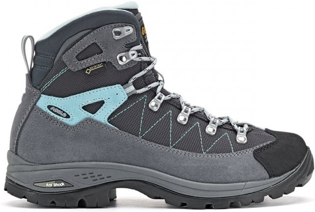 Ботинки женские Asolo Finder GV Grey/Gunmetal/Pool Side (A2310300.A177) 37 1/2