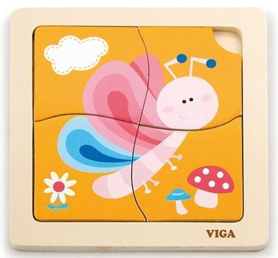 Puzzle Viga 4 Butterfly (50136)