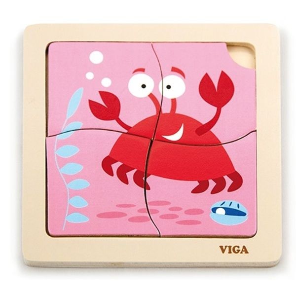 Puzzle Viga 4 Crab (50146)