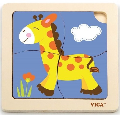 Puzzle Viga 4 Giraffe (51319)