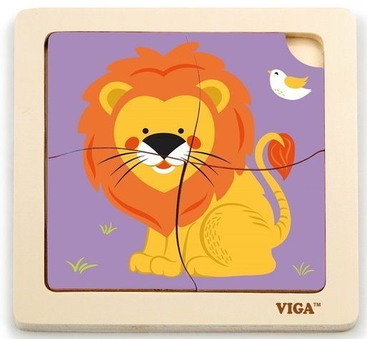 Puzzle Viga 4 Lion (51316)