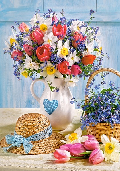 Пазл Castorland 500 Spring in Flower Pot (B-53520)