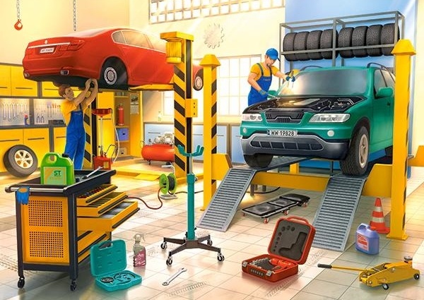 Пазл Castorland 120 Midi Car Workshop (B-13531)