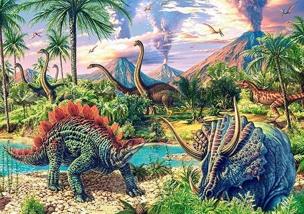 Puzzle Castorland 120 Midi Dinosaur Volcanos (B-13234)