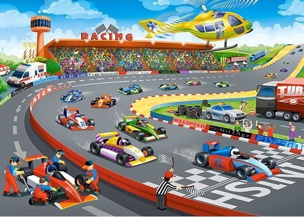 Пазл Castorland 120 Midi Formula Racing (B-13470)