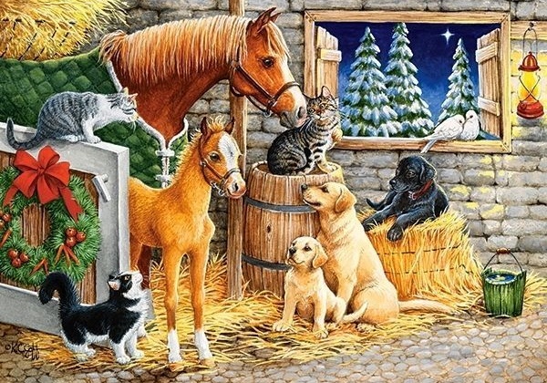 Puzzle Castorland 120 Midi Gathering Friends (B-13340)