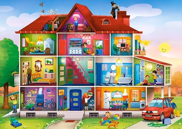 Puzzle Castorland 120 Midi House Life (B-13548)