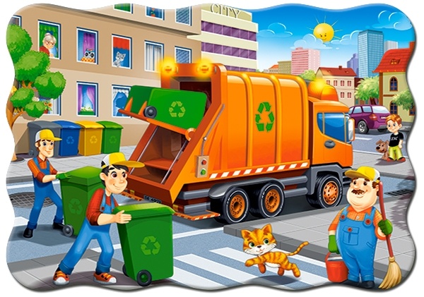 Puzzle Castorland 30 Midi Garbage Car (B-03778)