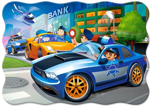 Пазл Castorland 30 Midi Police Chase (B-03785)