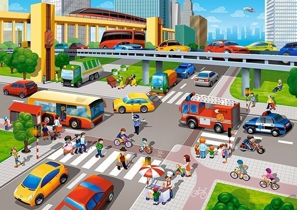 Puzzle Castorland 60 Midi City Rush (B-066131)