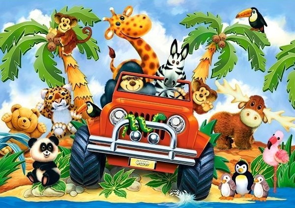 Puzzle Castorland 60 Midi Sofries on Safari (B-06793)