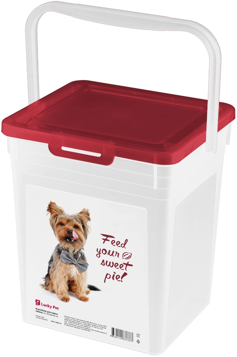 Container pentru depozitarea hranei câini Bytplast Lucky Pet (45484)