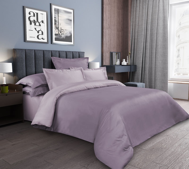 Постельное бельё Cottony Satin de Lux Mouve Uniton 1 (17318/16866)