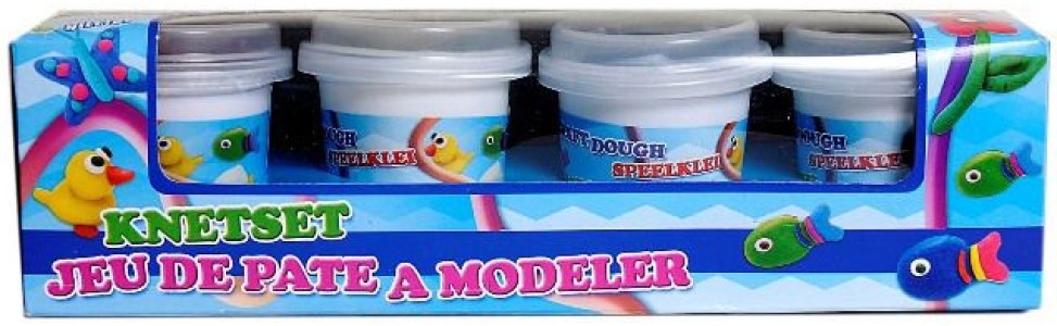 Plastilina KnetSet (08646) 4pcs