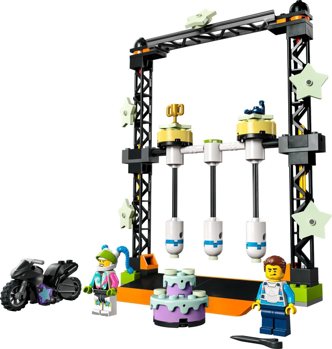Конструктор Lego City: The Knockdown Stunt Challenge (60341)