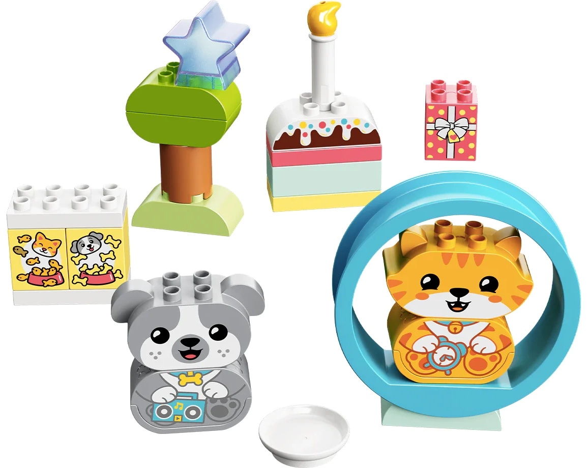 Конструктор Lego Duplo: My First Puppy & Kitten With Sounds (10977)