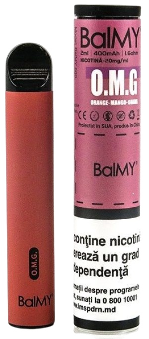 Țigară electronică BalMY 500 Orange Mango Guava