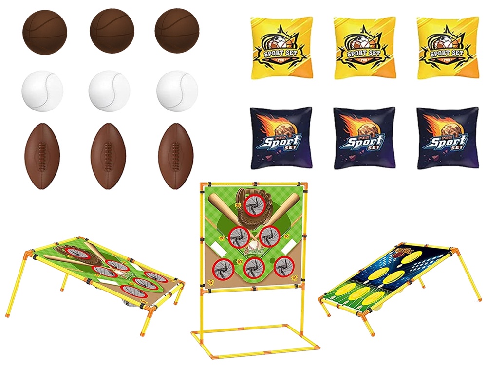 Set jucării Leantoys Bean Bag Toss Baseball (10408)