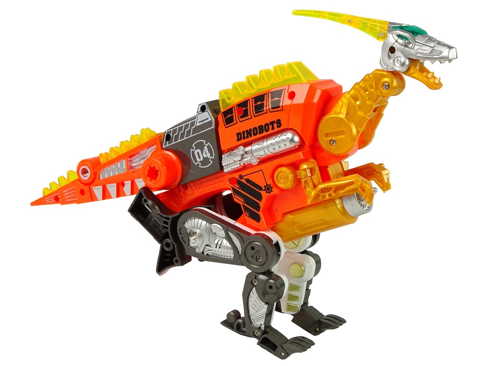 Бластер Leantoys Dinobots 2in1 Velociraptor Oranj (10046)