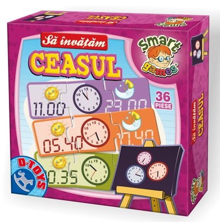 Настольная игра D-Toys Să Învățăm Ceasul (62345)