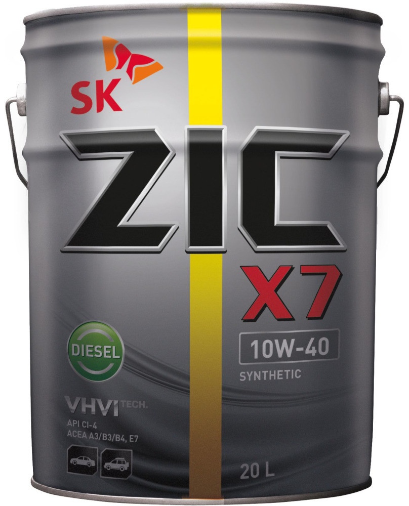 Моторное масло Zic X7 Diesel 10W-40 20L - купить по цене 2 050 лей с ...